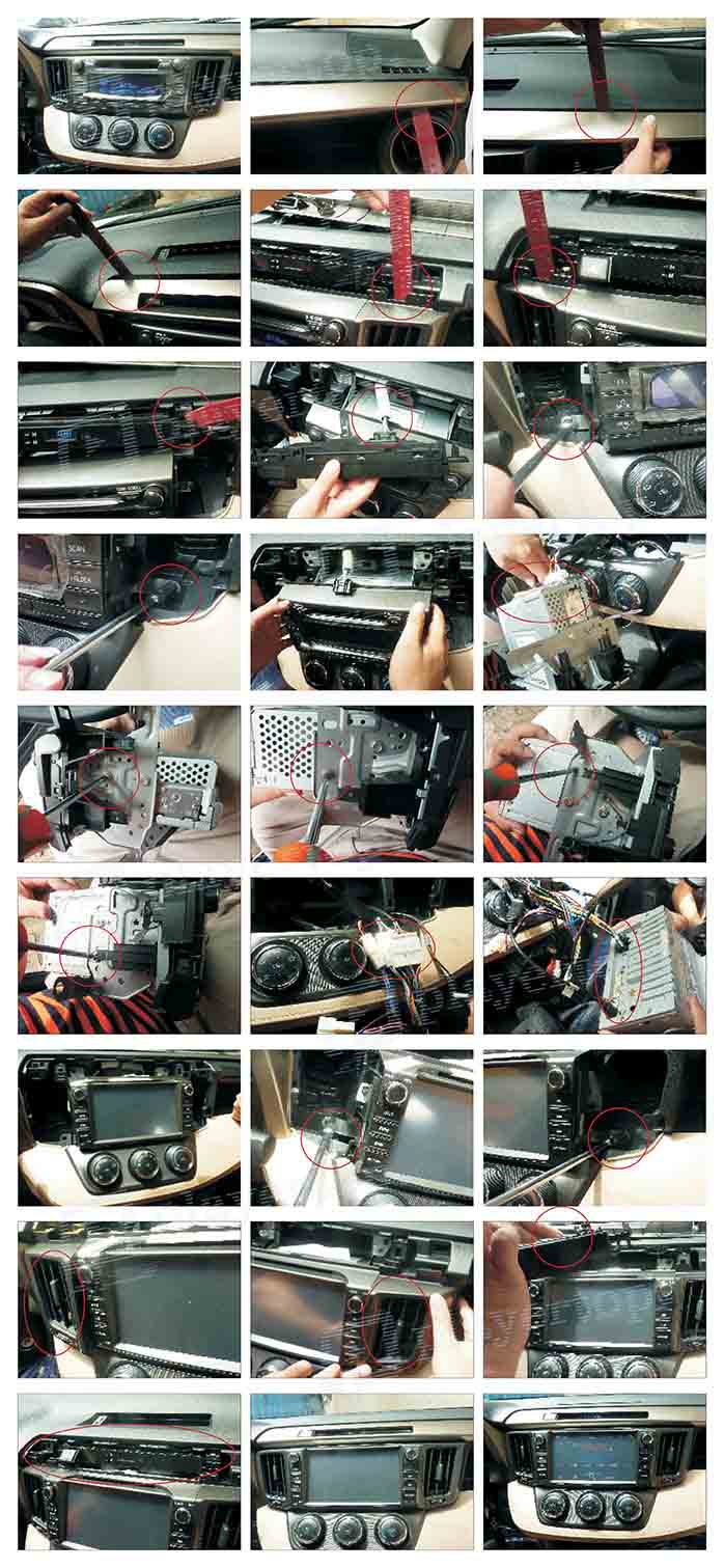 installation autoradio toyota rav4 2013